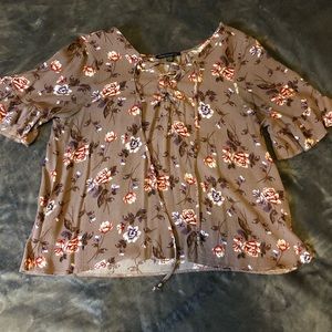 women’s floral business casual shirt